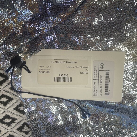 JACQUEMUS Printed Sequin  Wide Leg Pants - Picture 7 of 14